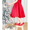 imageFelix ampamp Flora Girls Toddler Little Ballet Shoes  Flower Girls Mary Jane Flats Dress Shoes Party WeddingB862red