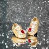 imageFelix ampamp Flora Girls Toddler Little Ballet Shoes  Flower Girls Mary Jane Flats Dress Shoes Party WeddingB871gold