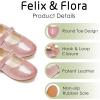 imageFelix ampamp Flora Girls Toddler Little Ballet Shoes  Flower Girls Mary Jane Flats Dress Shoes Party WeddingB883pink