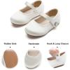 imageFelix ampamp Flora Girls Toddler Little Ballet Shoes  Flower Girls Mary Jane Flats Dress Shoes Party WeddingB883s Ivory White