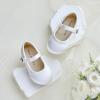 imageFelix ampamp Flora Girls Toddler Little Ballet Shoes  Flower Girls Mary Jane Flats Dress Shoes Party WeddingB883s White