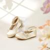 imageFelix ampamp Flora Girls Toddler Little Ballet Shoes  Flower Girls Mary Jane Flats Dress Shoes Party WeddingB897champagne Gold