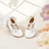 imageFelix ampamp Flora Girls Toddler Little Ballet Shoes  Flower Girls Mary Jane Flats Dress Shoes Party WeddingB897pl White