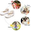 imageFelix ampamp Flora Girls Toddler Little Ballet Shoes  Flower Girls Mary Jane Flats Dress Shoes Party WeddingB897white