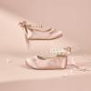 imageFelix ampamp Flora Girls Toddler Little Ballet Shoes  Flower Girls Mary Jane Flats Dress Shoes Party WeddingB898pink