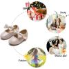 imageFelix ampamp Flora Toddler Flower Girl Dress Shoes  Girl Ballet Flats Party School Shoes WeddingB317 Glitter Pink
