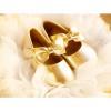 imageFelix ampamp Flora Toddler Flower Girl Dress Shoes  Girl Ballet Flats Party School Shoes WeddingB317 Gold