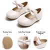 imageFelix ampamp Flora Toddler Flower Girl Dress Shoes  Girl Ballet Flats Party School Shoes WeddingB317beige