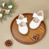imageFelix ampamp Flora Toddler Flower Girl Dress Shoes  Girl Ballet Flats Party School Shoes WeddingB317ivory White