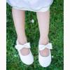 imageFelix ampamp Flora Toddler Flower Girl Dress Shoes  Girl Ballet Flats Party School Shoes WeddingB317white