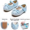 imageFelix ampamp Flora Toddler Flower Girl Dress Shoes  Girl Ballet Flats Party School Shoes WeddingB802gl Blue