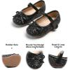 imageFelix ampamp Flora Toddler Flower Girl Dress Shoes  Girl Ballet Flats Party School Shoes WeddingB802glitter Black
