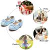 imageFelix ampamp Flora Toddler Flower Girl Dress Shoes  Girl Ballet Flats Party School Shoes WeddingB802glitter Blue