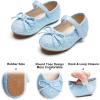 imageFelix ampamp Flora Toddler Flower Girl Dress Shoes  Girl Ballet Flats Party School Shoes WeddingB802glitter Blue