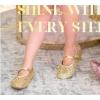 imageFelix ampamp Flora Toddler Flower Girl Dress Shoes  Girl Ballet Flats Party School Shoes WeddingB802glitter Gold