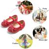imageFelix ampamp Flora Toddler Flower Girl Dress Shoes  Girl Ballet Flats Party School Shoes WeddingB802glitter Red