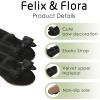 imageFelix ampamp Flora Toddler Flower Girl Dress Shoes  Girl Ballet Flats Party School Shoes WeddingB803black