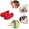 imageFelix ampamp Flora Toddler Flower Girl Dress Shoes  Girl Ballet Flats Party School Shoes WeddingB803red
