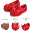 imageFelix ampamp Flora Toddler Flower Girl Dress Shoes  Girl Ballet Flats Party School Shoes WeddingB803red