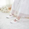 imageFelix ampamp Flora Toddler Flower Girl Dress Shoes  Girl Ballet Flats Party School Shoes WeddingB816ivory White