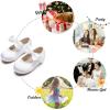 imageFelix ampamp Flora Toddler Flower Girl Dress Shoes  Girl Ballet Flats Party School Shoes WeddingB816white