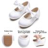 imageFelix ampamp Flora Toddler Flower Girl Dress Shoes  Girl Ballet Flats Party School Shoes WeddingB816white
