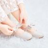 imageFelix ampamp Flora Toddler Flower Girl Dress Shoes  Girl Ballet Flats Party School Shoes WeddingB833apricot