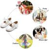imageFelix ampamp Flora Toddler Flower Girl Dress Shoes  Girl Ballet Flats Party School Shoes WeddingB833ivory