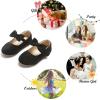imageFelix ampamp Flora Toddler Flower Girl Dress Shoes  Girl Ballet Flats Party School Shoes WeddingB847black