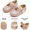 imageFelix ampamp Flora Toddler Flower Girl Dress Shoes  Girl Ballet Flats Party School Shoes WeddingB873glitter Pink