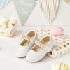 imageFelix ampamp Flora Toddler Flower Girl Dress Shoes  Girl Ballet Flats Party School Shoes WeddingB873glitter White