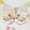 imageFelix ampamp Flora Toddler Flower Girl Dress Shoes  Girl Ballet Flats Party School Shoes WeddingB873pl White