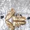 imageFelix ampamp Flora Toddler Flower Girl Dress Shoes  Girl Ballet Flats Party School Shoes WeddingB888fl Gold