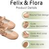 imageFelix ampamp Flora Toddler Flower Girl Dress Shoes  Girl Ballet Flats Party School Shoes WeddingB888fl Nude