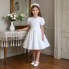 imageFelix ampamp Flora Toddler Flower Girl Dress Shoes  Girl Ballet Flats Party School Shoes WeddingB888fl White