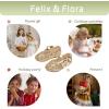imageFelix ampamp Flora Toddler Flower Girl Dress Shoes  Girl Ballet Flats Party School Shoes WeddingB888glitter Gold