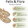 imageFelix ampamp Flora Toddler Flower Girl Dress Shoes  Girl Ballet Flats Party School Shoes WeddingB888glitter Gold