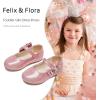 imageFelix ampamp Flora Toddler Flower Girl Dress Shoes  Girl Ballet Flats Party School Shoes WeddingB888glitter Pink