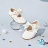 imageFelix ampamp Flora Toddler Flower Girl Dress Shoes  Girl Ballet Flats Party School Shoes WeddingB890ivory White