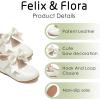imageFelix ampamp Flora Toddler Flower Girl Dress Shoes  Girl Ballet Flats Party School Shoes WeddingB890ivory White