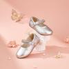 imageFelix ampamp Flora Toddler Flower Girl Dress Shoes  Girl Ballet Flats Party School Shoes WeddingB899fl Silver