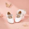 imageFelix ampamp Flora Toddler Flower Girl Dress Shoes  Girl Ballet Flats Party School Shoes WeddingB899pl White