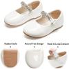 imageFelix ampamp Flora Toddler Flower Girl Dress Shoes  Girl Ballet Flats Party School Shoes WeddingB899pl White