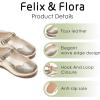 imageFelix ampamp Flora Toddler Flower Girl Dress Shoes  Girl Ballet Flats Party School Shoes WeddingB902gold