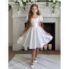 imageFelix ampamp Flora Toddler Flower Girl Dress Shoes  Girl Ballet Flats Party School Shoes WeddingB902white