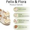 imageFelix ampamp Flora Toddler Flower Girl Dress Shoes  Girl Ballet Flats Party School Shoes WeddingB904champagne Gold