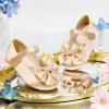 imageFelix ampamp Flora Toddler Flower Girl Dress Shoes  Girl Ballet Flats Party School Shoes WeddingB904dark Nude