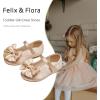 imageFelix ampamp Flora Toddler Flower Girl Dress Shoes  Girl Ballet Flats Party School Shoes WeddingB904dark Nude
