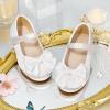 imageFelix ampamp Flora Toddler Flower Girl Dress Shoes  Girl Ballet Flats Party School Shoes WeddingB904white