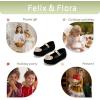 imageFelix ampamp Flora Toddler Flower Girl Dress Shoes  Girl Ballet Flats Party School Shoes WeddingBf12black